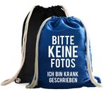 Bitte keine Fotos ich bin krank geschrieben Turnbeutel mit S